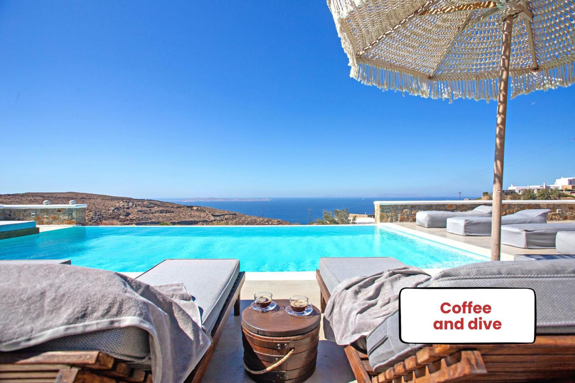 Villa Panamera Mykonos, Private Heaven, Supreme View! Fanari  Dış mekan fotoğraf